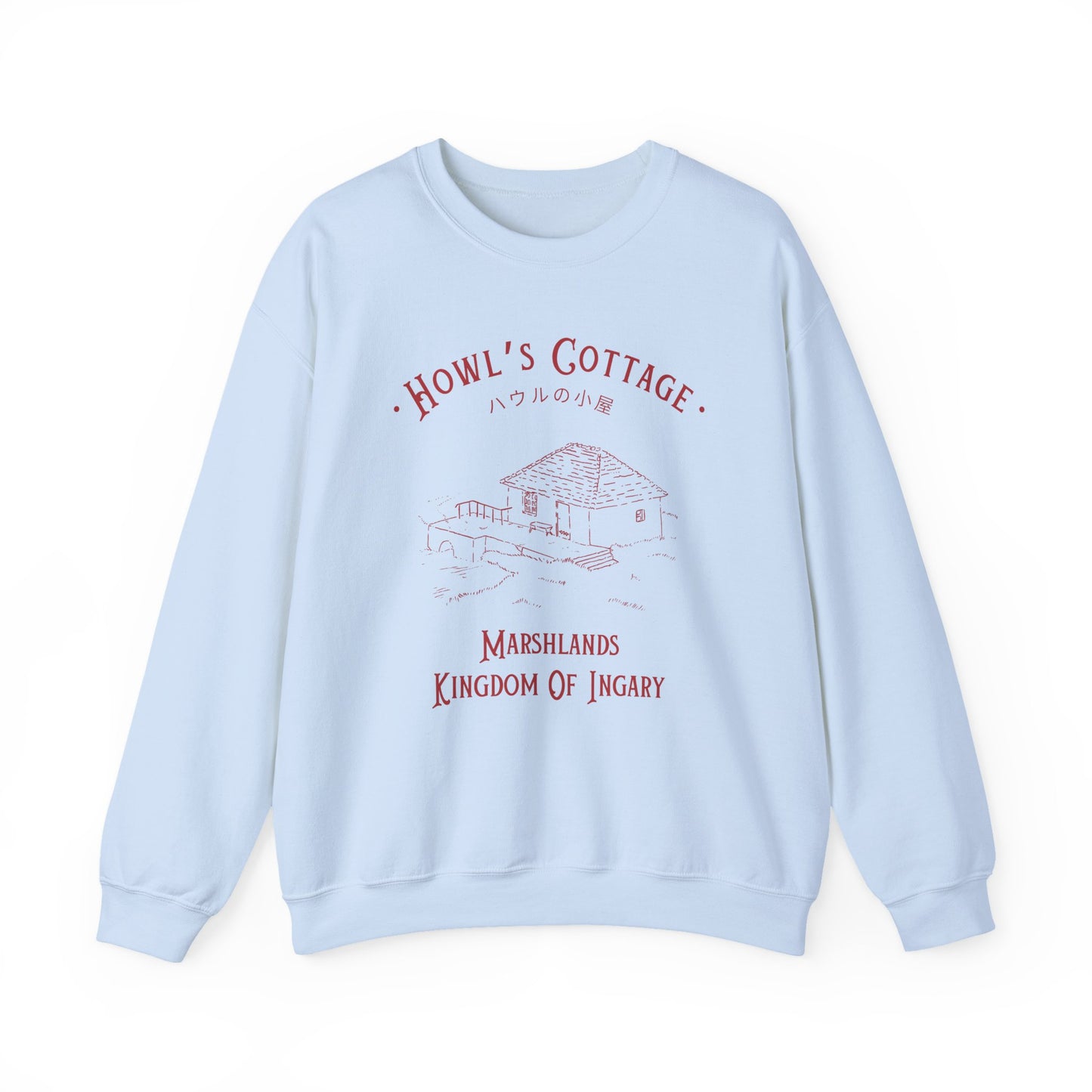Howl's Cottage- Howl's Moving Castle (Unisex Sweatshirt Light)