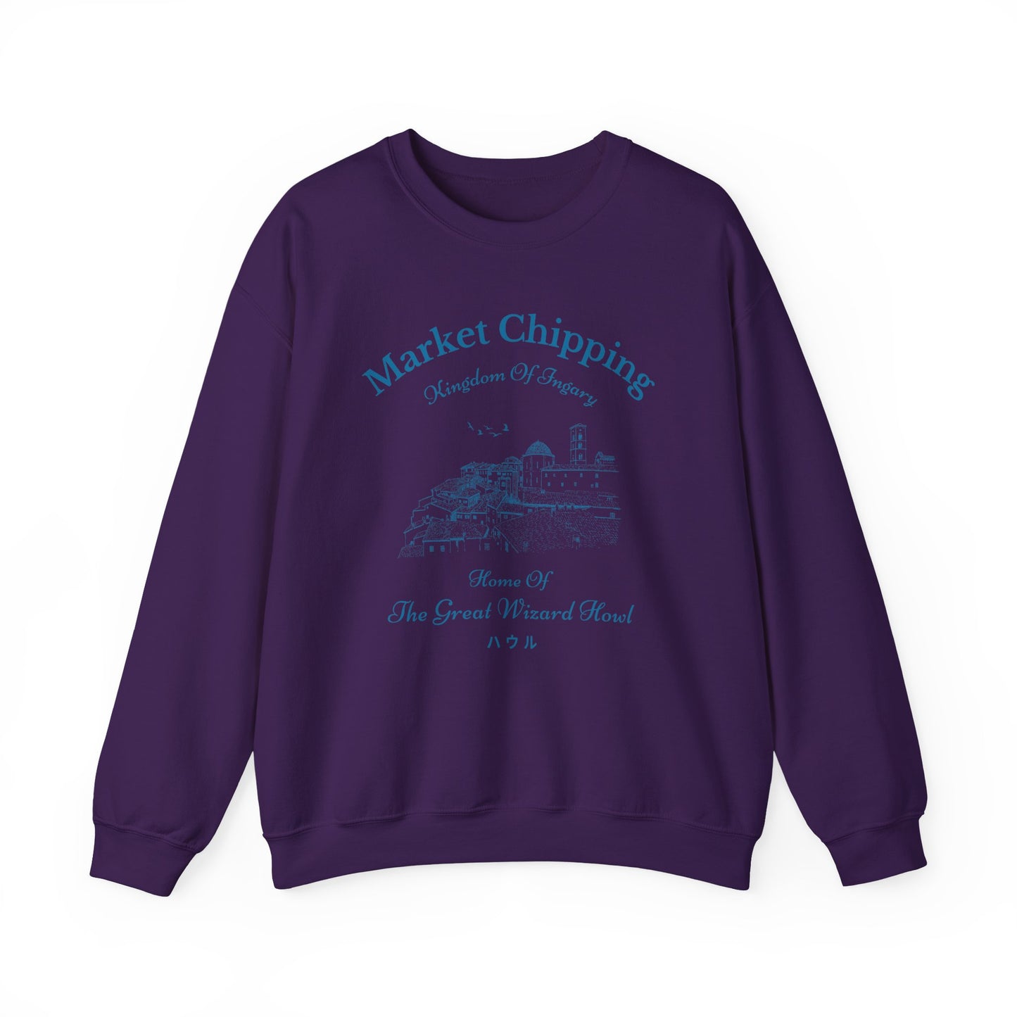 Market Chipping- Howl's Moving Castle (Unisex Sweatshirt Dark)