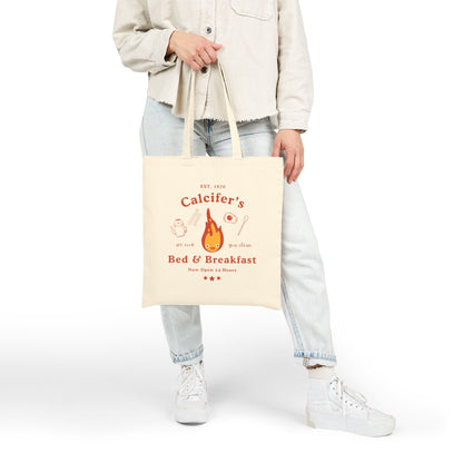 Calcifer's Bed & Breakfast- Howl's Moving Castle (Tote Bag)