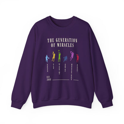Generation of Miracles- Kuroko No Basket (Unisex Sweatshirt Dark)