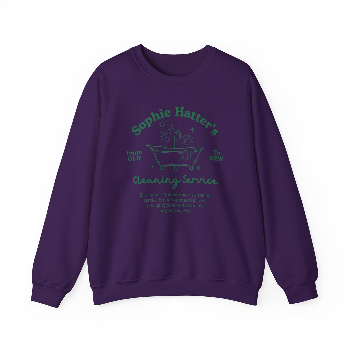 Sophie's Cleaning Service- Howl's Moving Castle (Unisex Sweatshirt Dark)