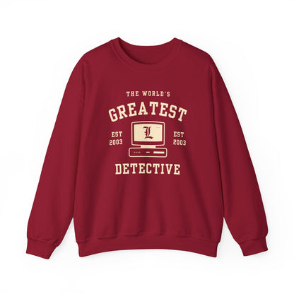 World's Greatest Detective- Death Note (Unisex Sweatshirt Dark)