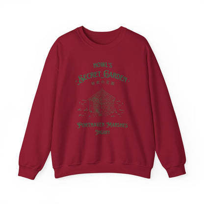 Howl's Secret Garden- Howl's Moving Castle (Unisex Sweatshirt Dark)