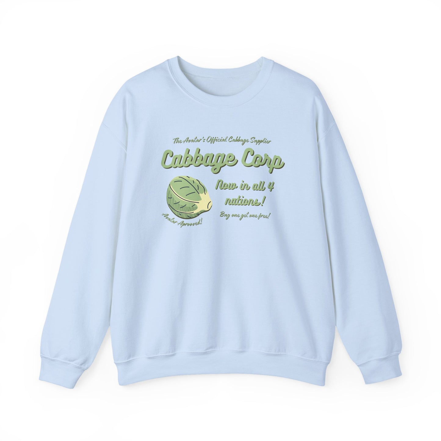 Cabbage Corp- Avatar The Last Airbender (Unisex Sweatshirt Light)