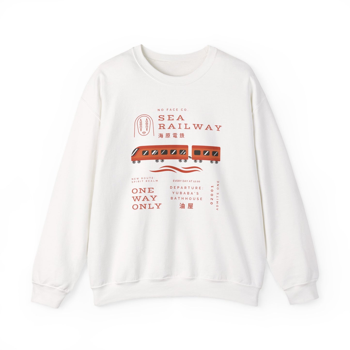 Orange Sea Railway- Spirited Away (Unisex Sweatshirt Light)