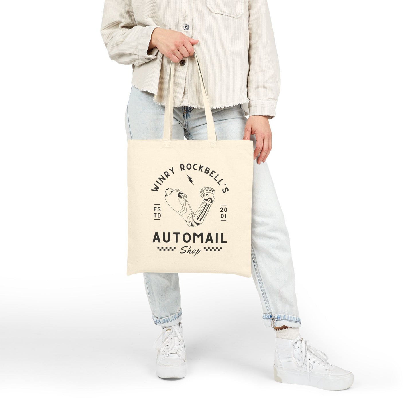 Winry's Automail Shop- Full Metal Alchemist (Tote Bag)