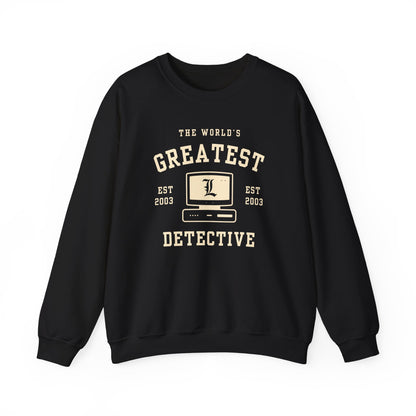 World's Greatest Detective- Death Note (Unisex Sweatshirt Dark)