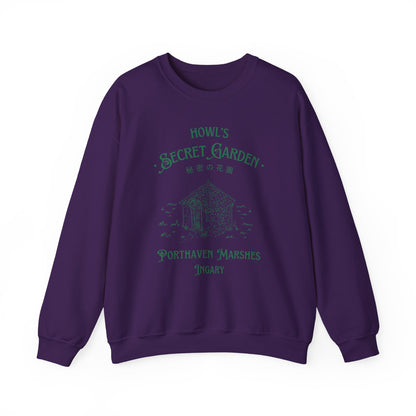 Howl's Secret Garden- Howl's Moving Castle (Unisex Sweatshirt Dark)