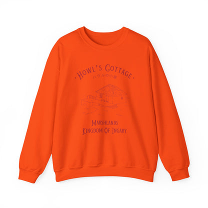 Howl's Cottage- Howl's Moving Castle (Unisex Sweatshirt Dark)