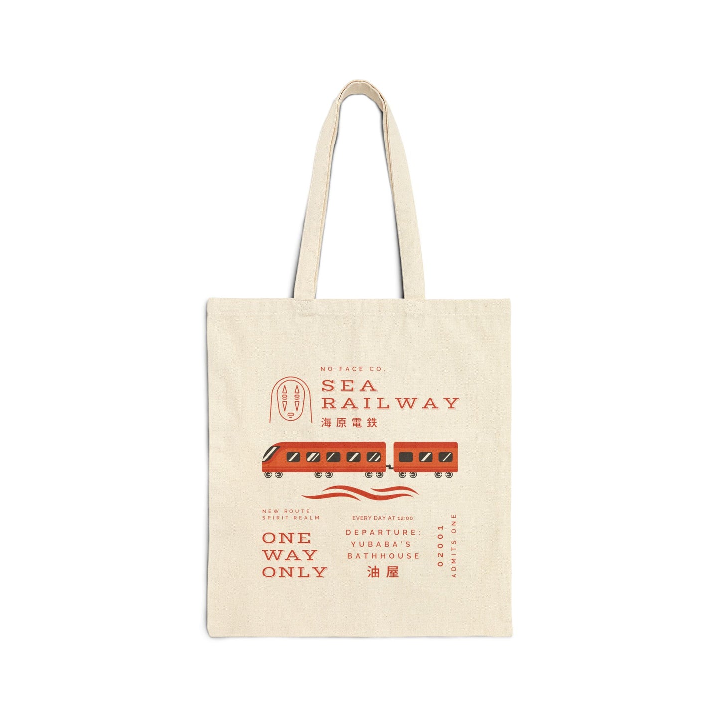 Orange Sea Railway- Spirited Away (Tote Bag)