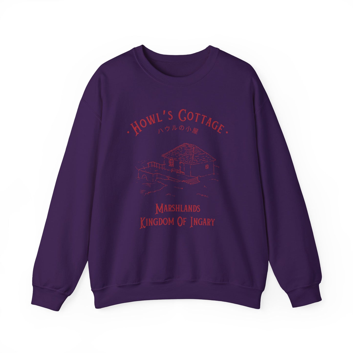 Howl's Cottage- Howl's Moving Castle (Unisex Sweatshirt Dark)