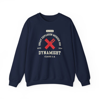 Dynamight Class 1-A- My Hero Academia (Unisex Sweatshirt Dark)