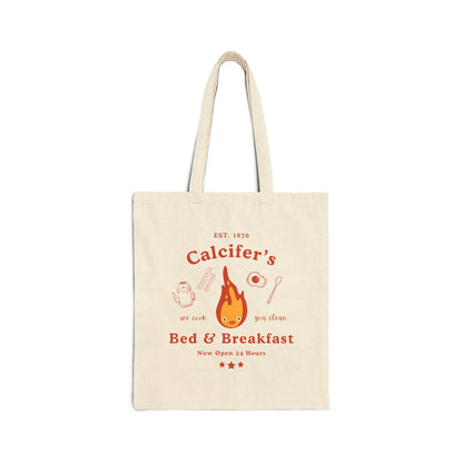 Calcifer's Bed & Breakfast- Howl's Moving Castle (Tote Bag)