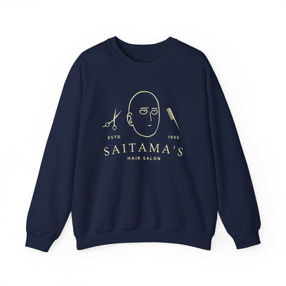Saitama's Hair Salon- One Punch Man (Unisex Sweatshirt Dark)
