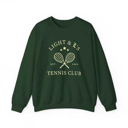 Light & L's Tennis Club- Death Note (Unisex Sweatshirt Dark)
