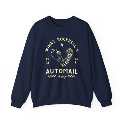 Winry's Automail Shop- Full Metal Alchemist (Unisex Sweatshirt Dark)