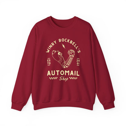 Winry's Automail Shop- Full Metal Alchemist (Unisex Sweatshirt Dark)