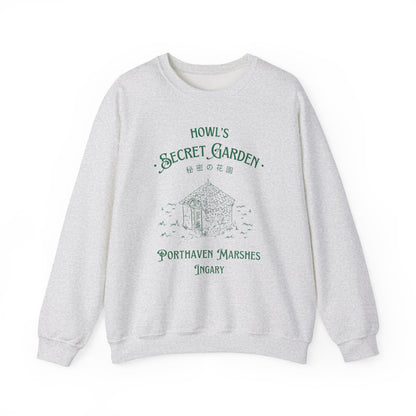 Howl's Secret Garden- Howl's Moving Castle (Unisex Sweatshirt Light)