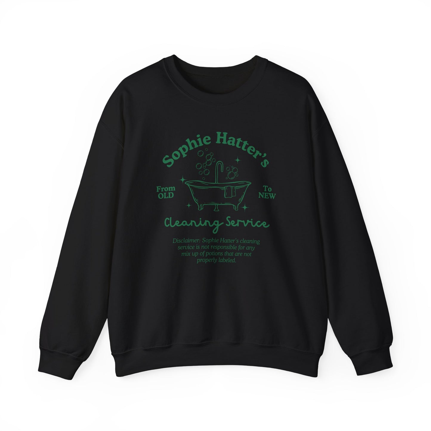 Sophie's Cleaning Service- Howl's Moving Castle (Unisex Sweatshirt Dark)