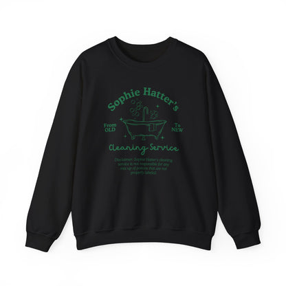 Sophie's Cleaning Service- Howl's Moving Castle (Unisex Sweatshirt Dark)