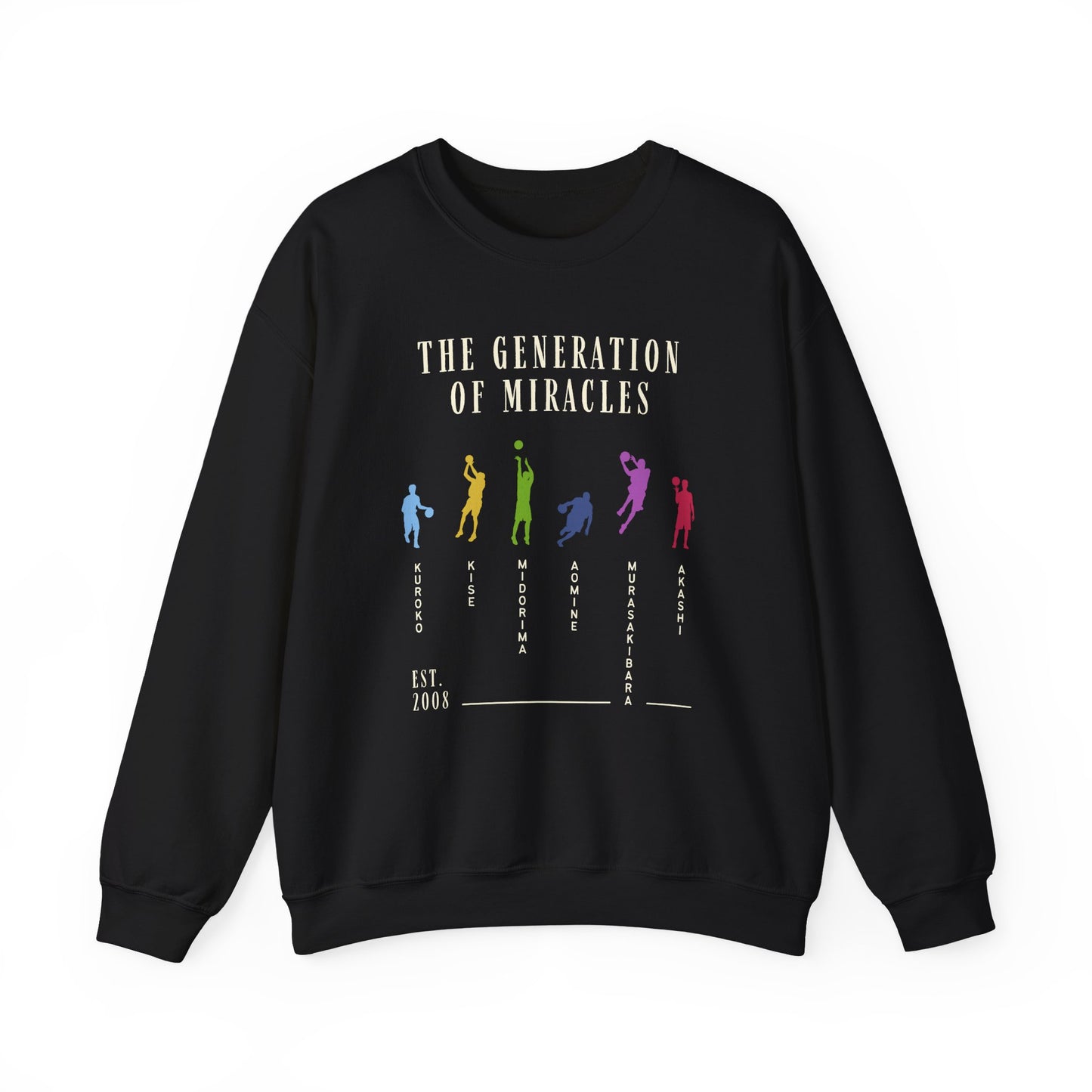 Generation of Miracles- Kuroko No Basket (Unisex Sweatshirt Dark)