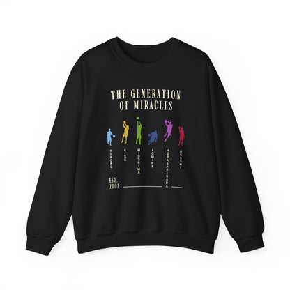 Generation of Miracles- Kuroko No Basket (Unisex Sweatshirt Dark)