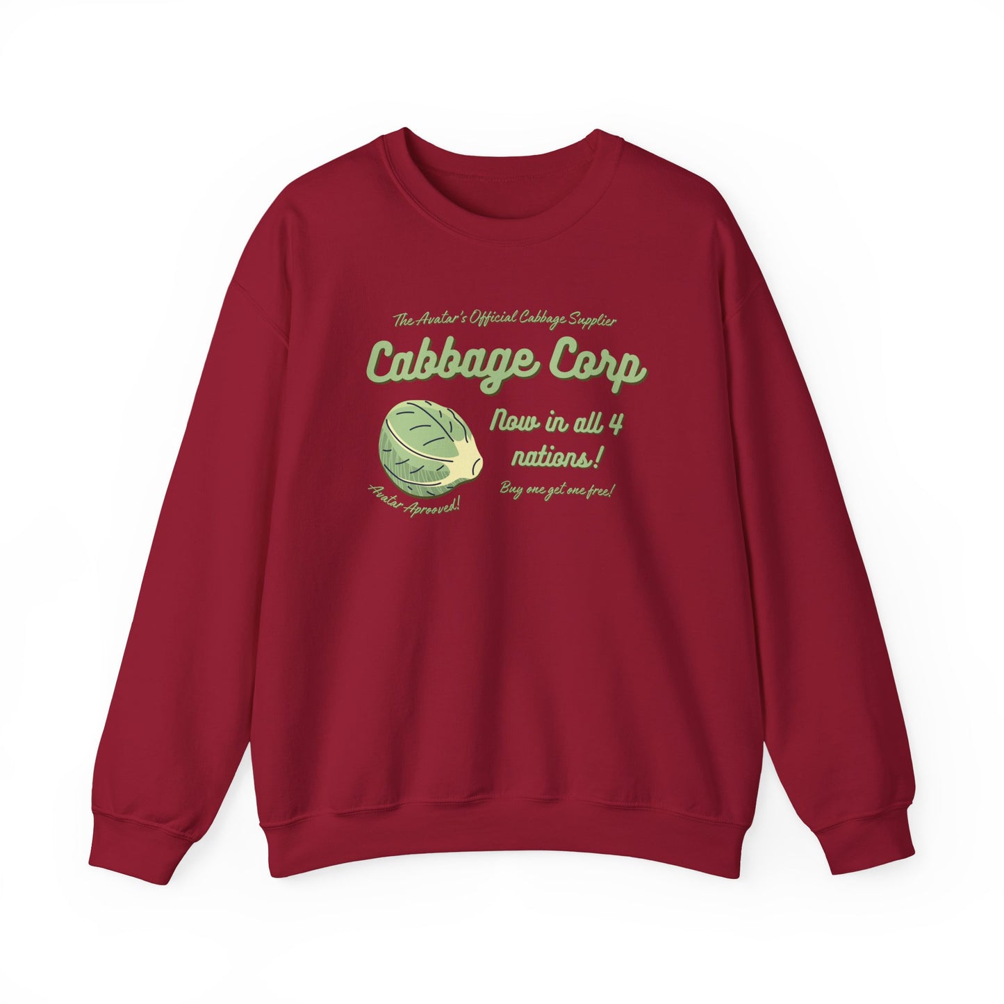Cabbage Corp- Avatar The Last Airbender (Unisex Sweatshirt Dark)