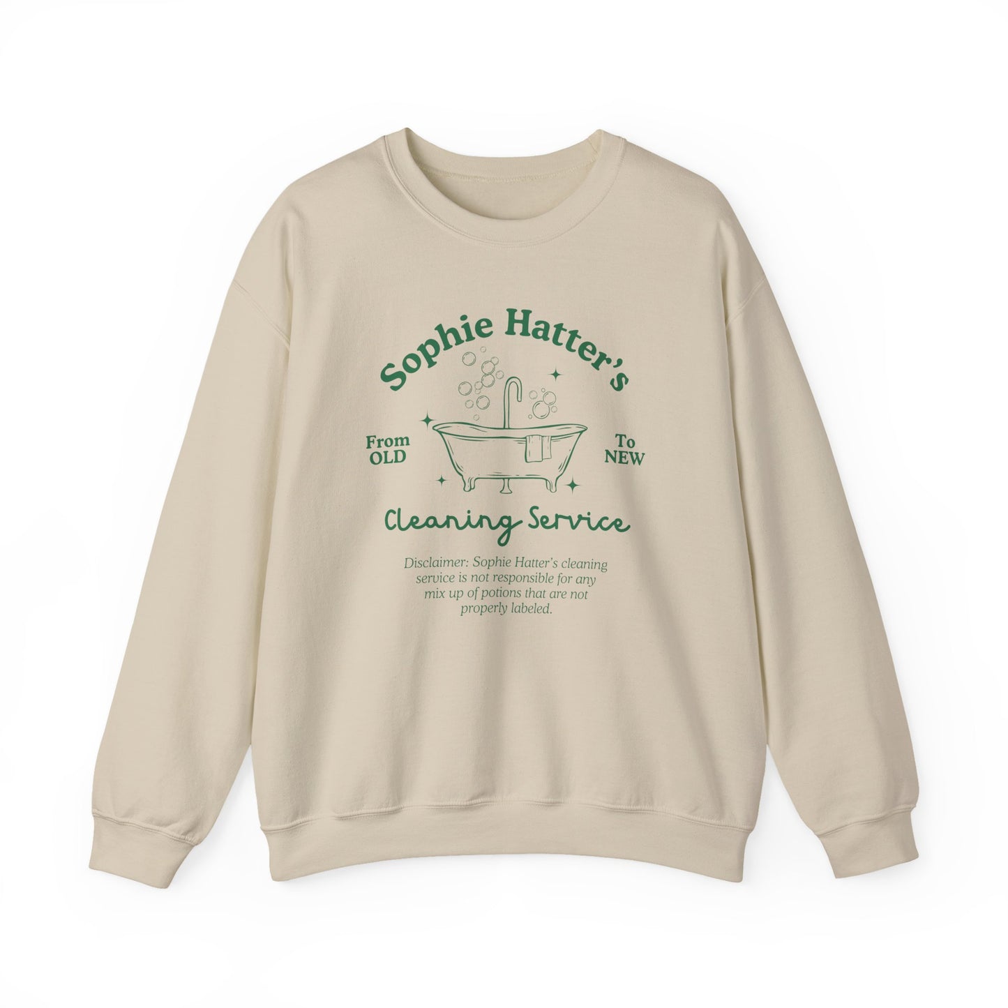 Sophie's Cleaning Service- Howl's Moving Castle (Unisex Sweatshirt Light)