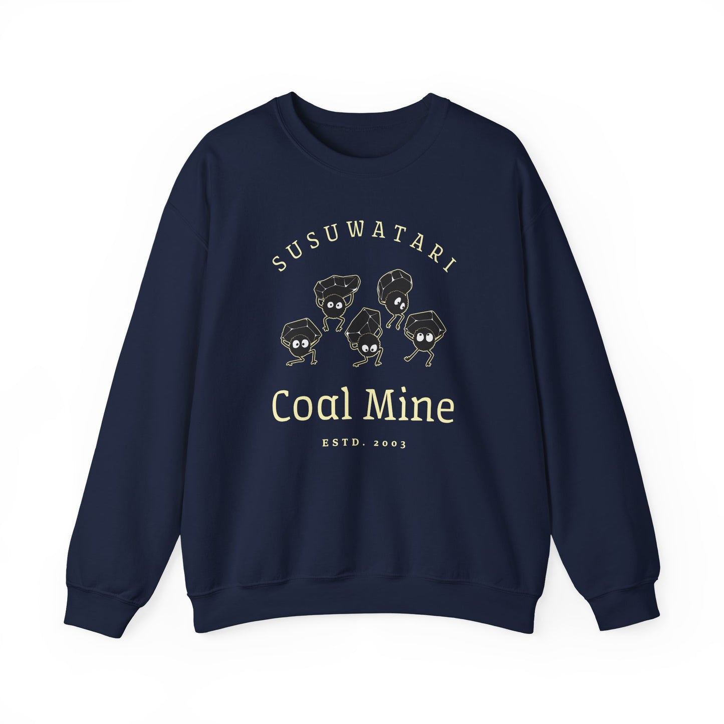 Suzuwatari Coal Mine- Spirited Away (Unisex Sweatshirt Dark)