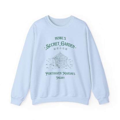 Howl's Secret Garden- Howl's Moving Castle (Unisex Sweatshirt Light)