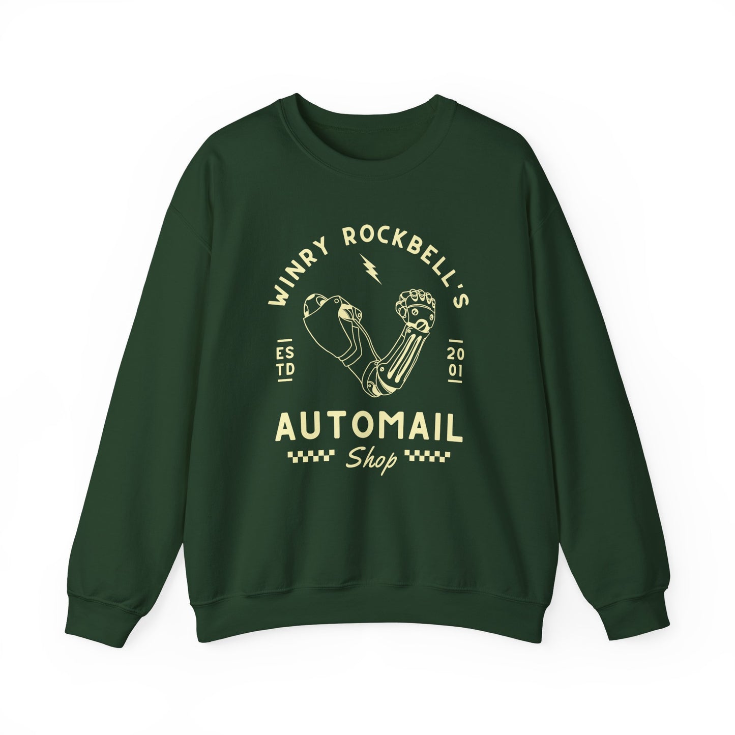 Winry's Automail Shop- Full Metal Alchemist (Unisex Sweatshirt Dark)