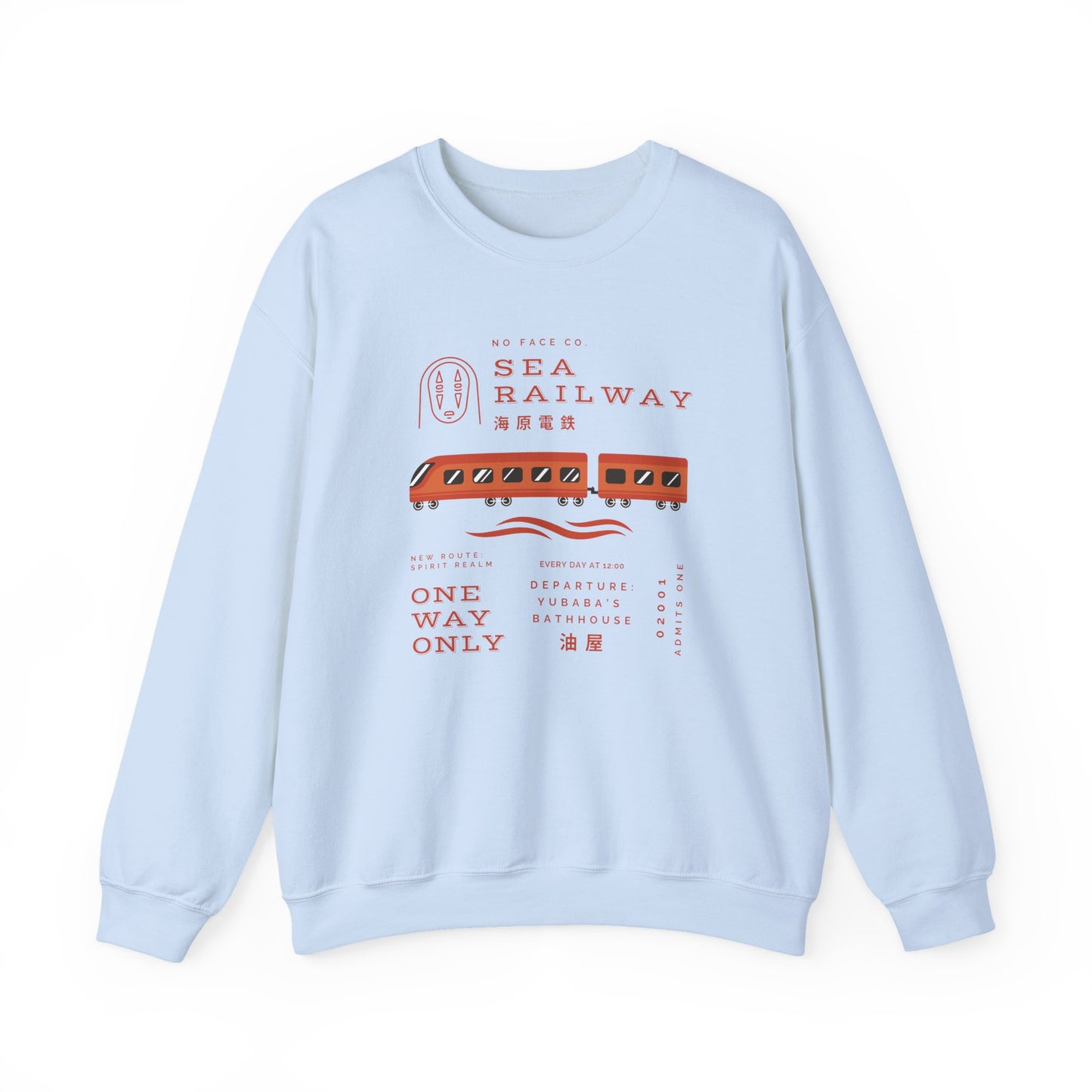 Orange Sea Railway- Spirited Away (Unisex Sweatshirt Light)