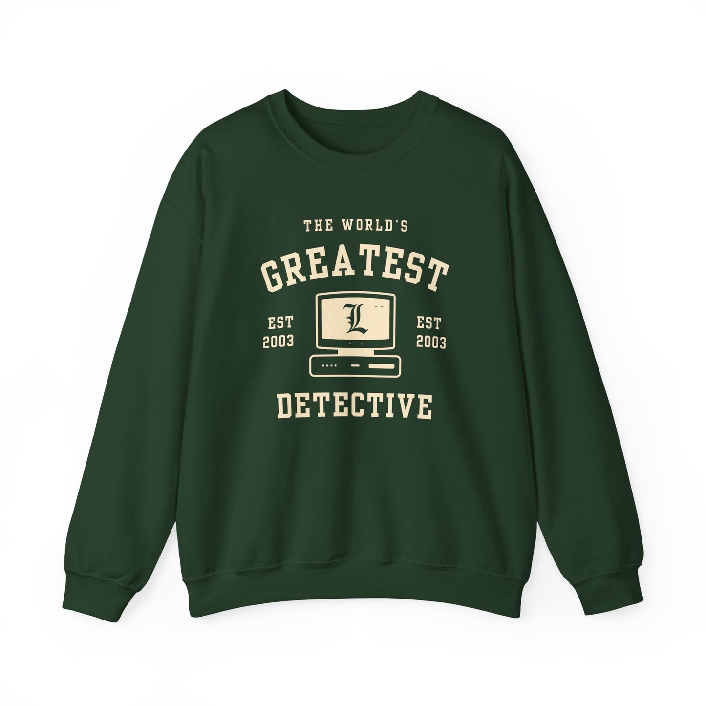 World's Greatest Detective- Death Note (Unisex Sweatshirt Dark)