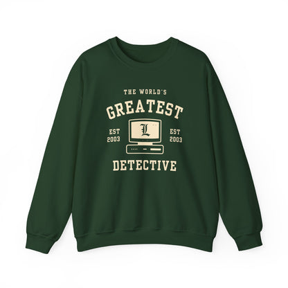 World's Greatest Detective- Death Note (Unisex Sweatshirt Dark)
