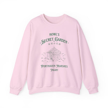 Howl's Secret Garden- Howl's Moving Castle (Unisex Sweatshirt Light)