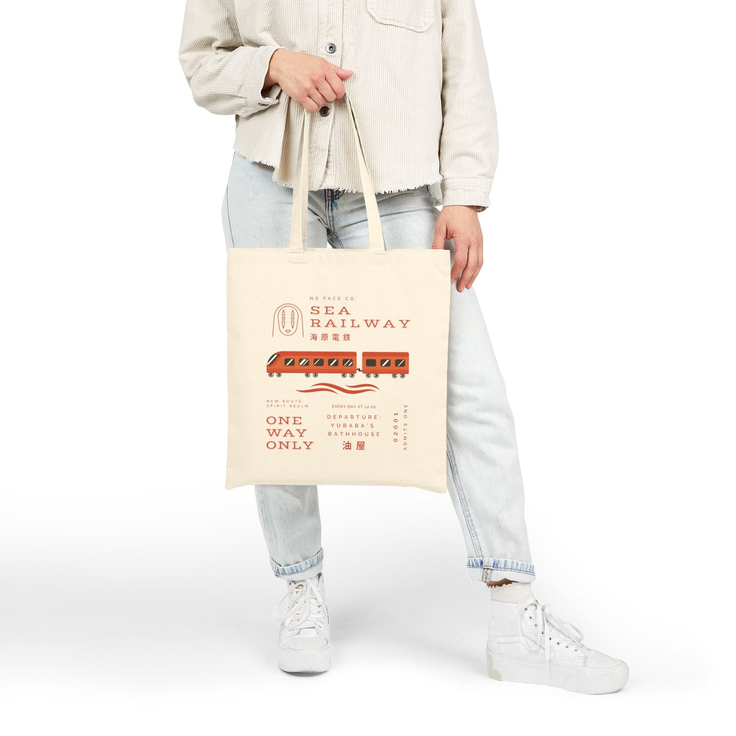 Orange Sea Railway- Spirited Away (Tote Bag)