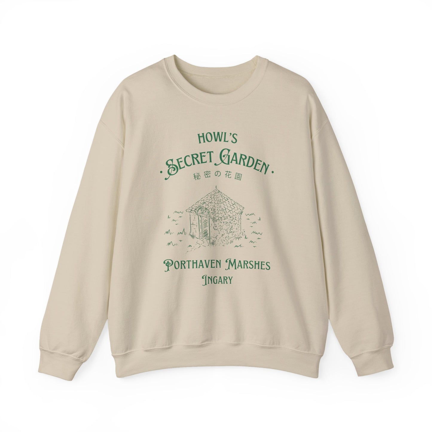 Howl's Secret Garden- Howl's Moving Castle (Unisex Sweatshirt Light)