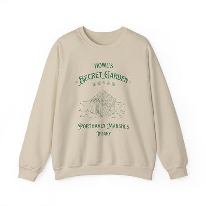 Howl's Secret Garden- Howl's Moving Castle (Unisex Sweatshirt Light)