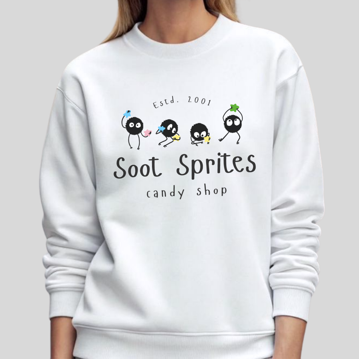 Soot Sprites Candy Shop- Spirited Away (Unisex Sweatshirt Light)