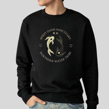 Spirit Oasis Sanctuary- Avatar The Last Airbender (Unisex Sweatshirt Dark)