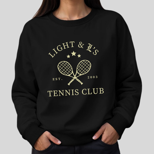 Light & L's Tennis Club- Death Note (Unisex Sweatshirt Dark)