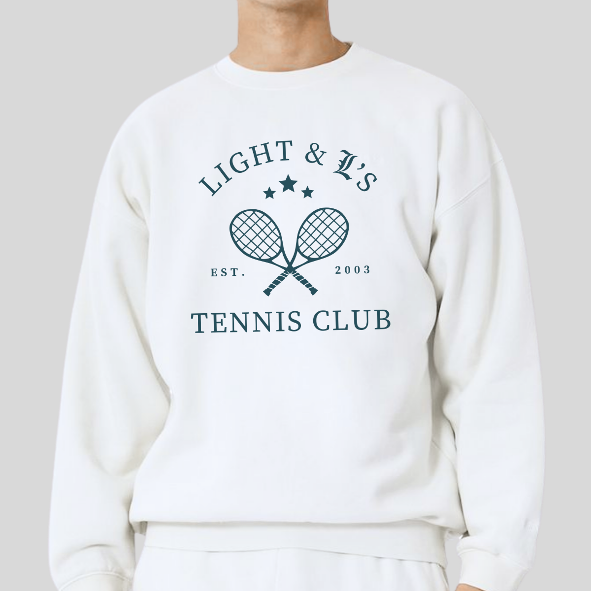Light & L's Tennis Club- Death Note (Unisex Sweatshirt Light)