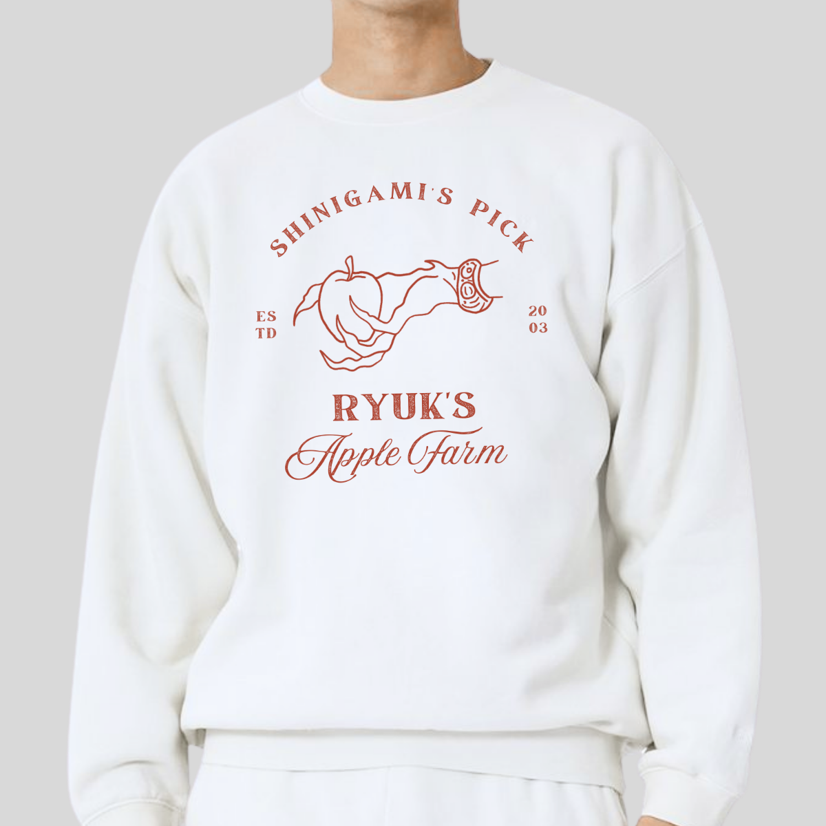 Ryuk's Apple Farm- Death Note (Unisex Sweatshirt Light)