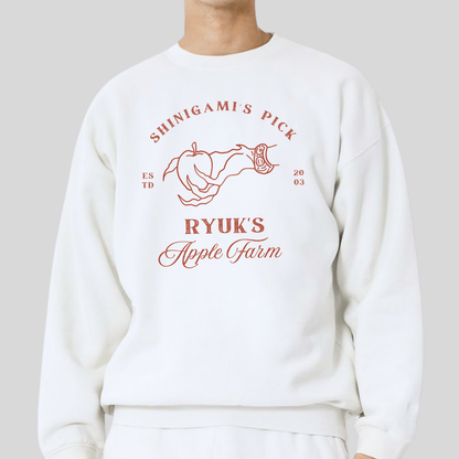 Ryuk's Apple Farm- Death Note (Unisex Sweatshirt Light)