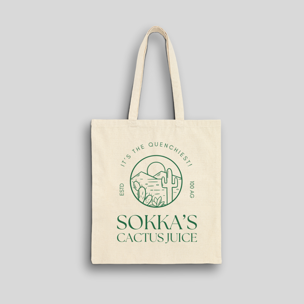 Sokka's Cactus Juice- Avatar The Last Airbender (Tote Bag)