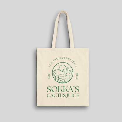Sokka's Cactus Juice- Avatar The Last Airbender (Tote Bag)