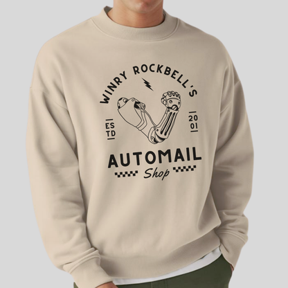 Winry's Automail Shop- Full Metal Alchemist (Unisex Sweatshirt Light)