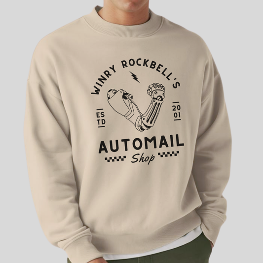 Winry's Automail Shop- Full Metal Alchemist (Unisex Sweatshirt Light)