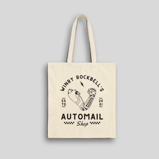 Winry's Automail Shop- Full Metal Alchemist (Tote Bag)