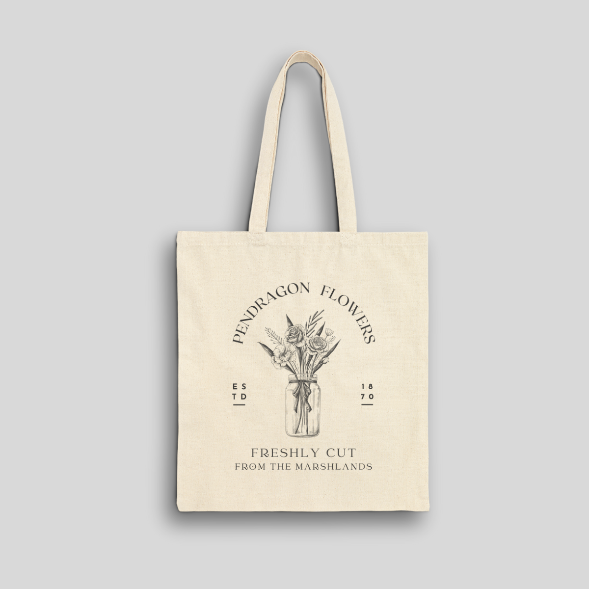 Pendragon Flowers- Howl's Moving Castle (Tote Bag)
